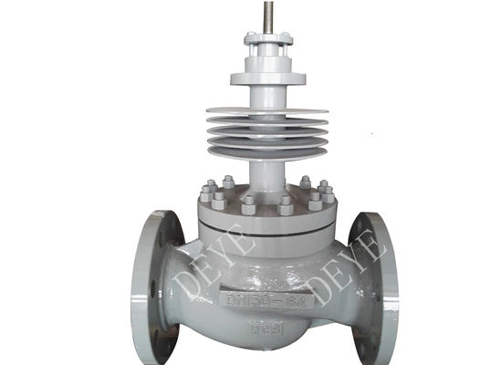 Steel Globe Regualtion Control Valve With Cooling Fins
